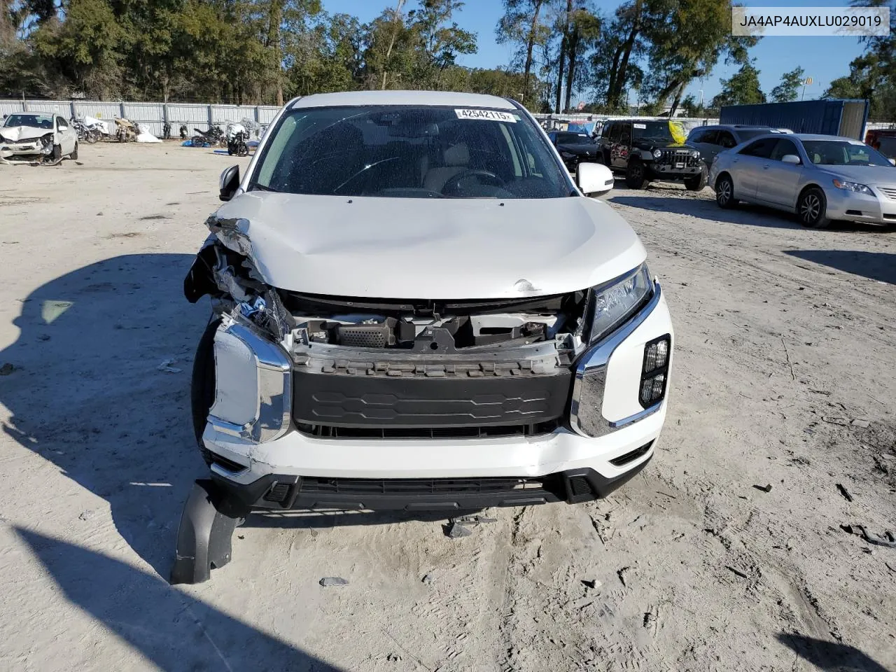 2020 Mitsubishi Outlander Sport Se VIN: JA4AP4AUXLU029019 Lot: 42542115