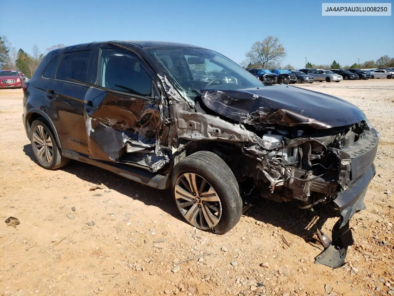 2020 Mitsubishi Outlander Sport Es VIN: JA4AP3AU3LU008250 Lot: 50710675