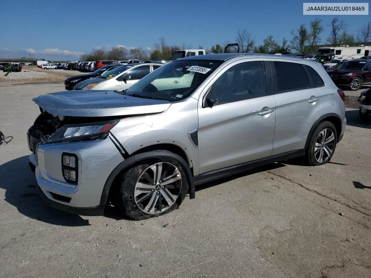 2020 Mitsubishi Outlander Sport Es VIN: JA4AR3AU2LU018469 Lot: 52233095