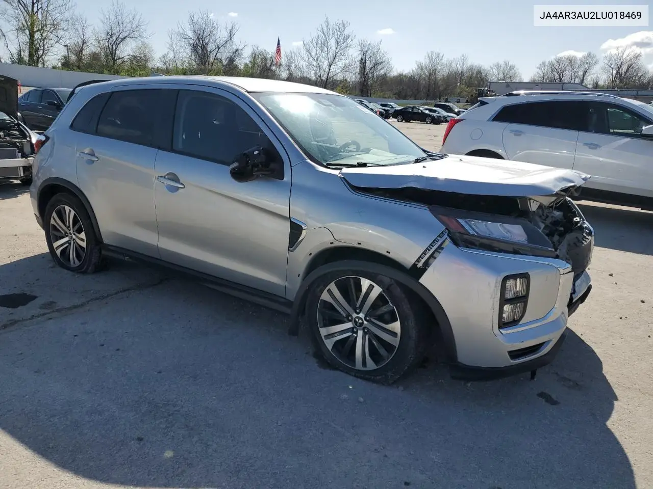 2020 Mitsubishi Outlander Sport Es VIN: JA4AR3AU2LU018469 Lot: 52233095