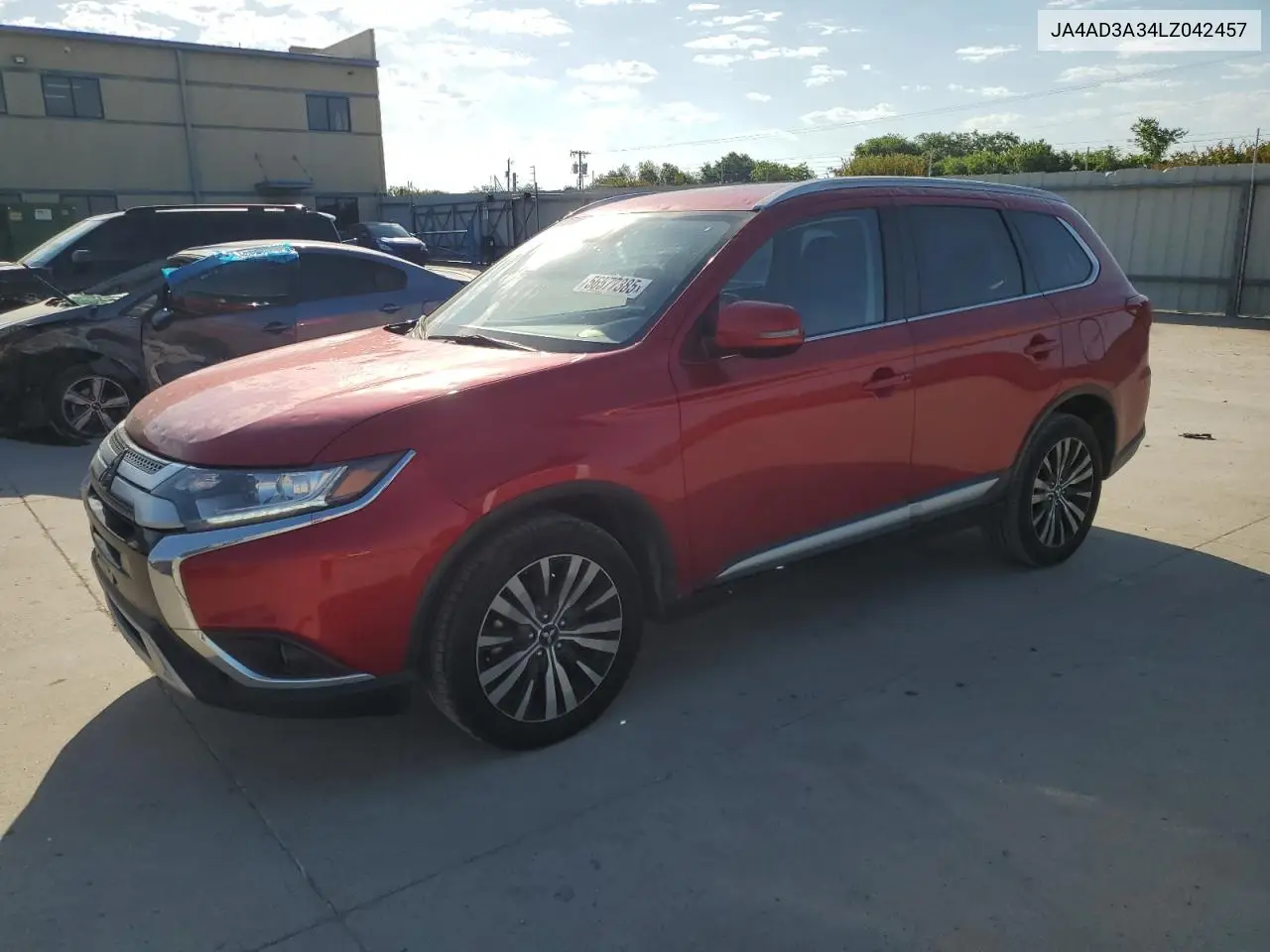 2020 Mitsubishi Outlander Se VIN: JA4AD3A34LZ042457 Lot: 56577385