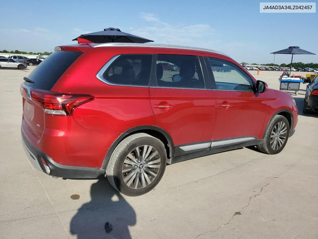 2020 Mitsubishi Outlander Se VIN: JA4AD3A34LZ042457 Lot: 56577385