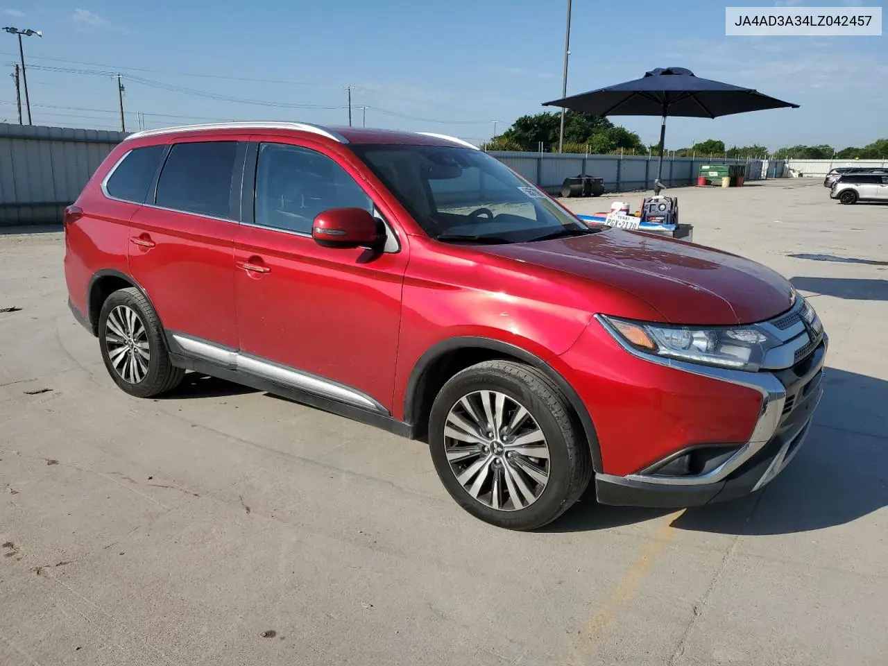 2020 Mitsubishi Outlander Se VIN: JA4AD3A34LZ042457 Lot: 56577385