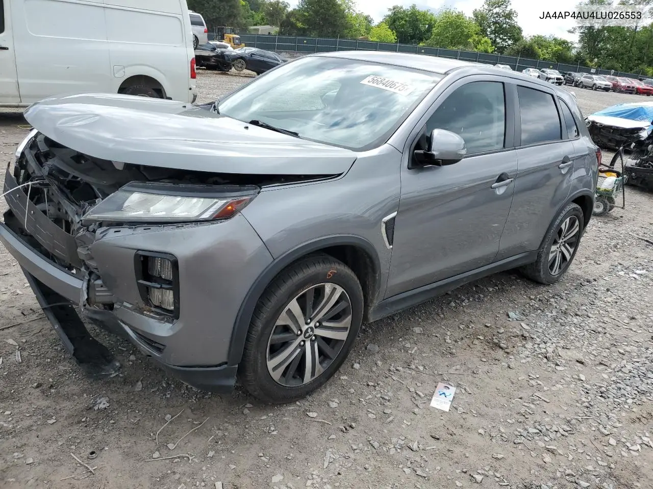 2020 Mitsubishi Outlander Sport Se VIN: JA4AP4AU4LU026553 Lot: 56840675