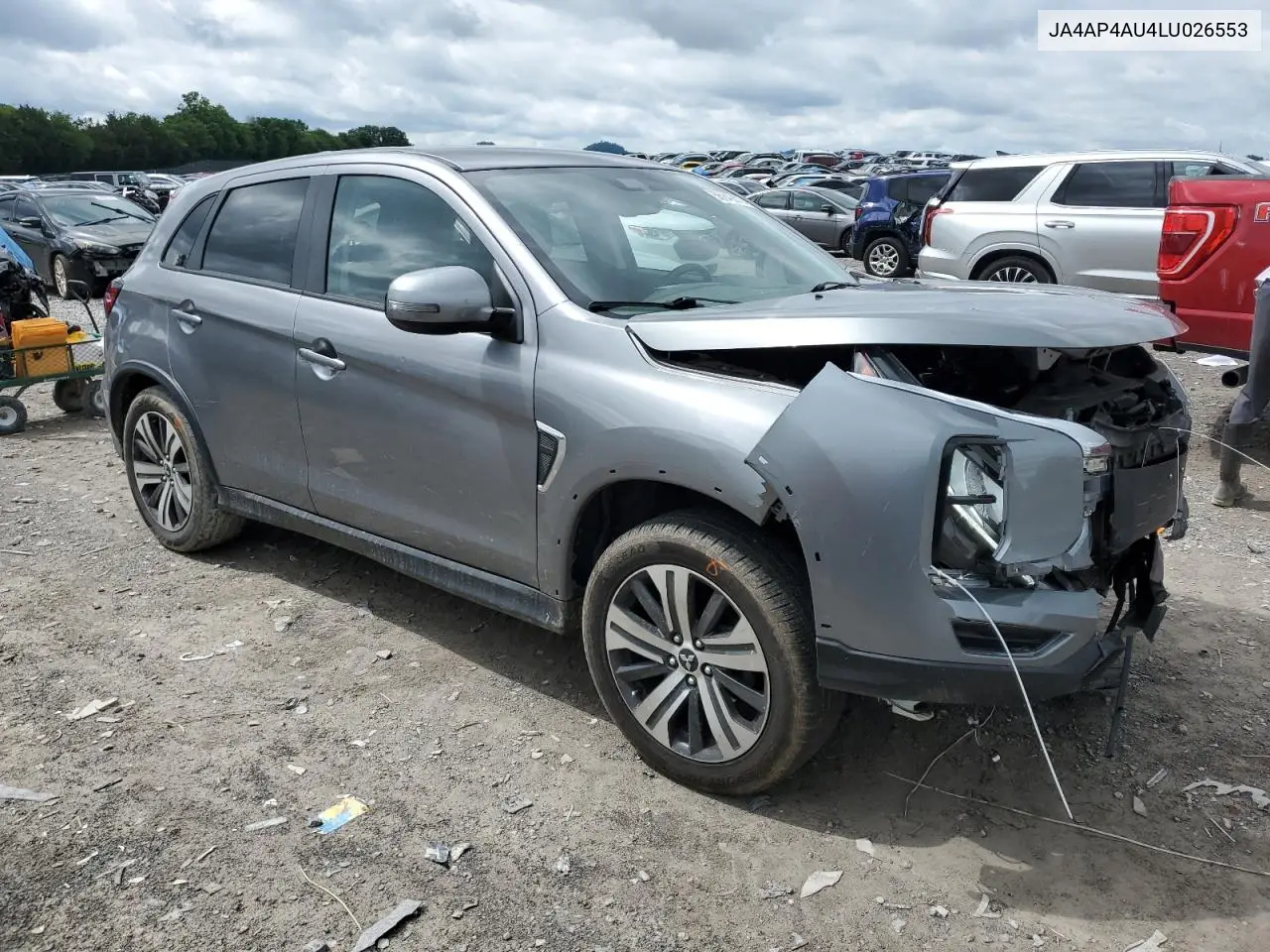2020 Mitsubishi Outlander Sport Se VIN: JA4AP4AU4LU026553 Lot: 56840675