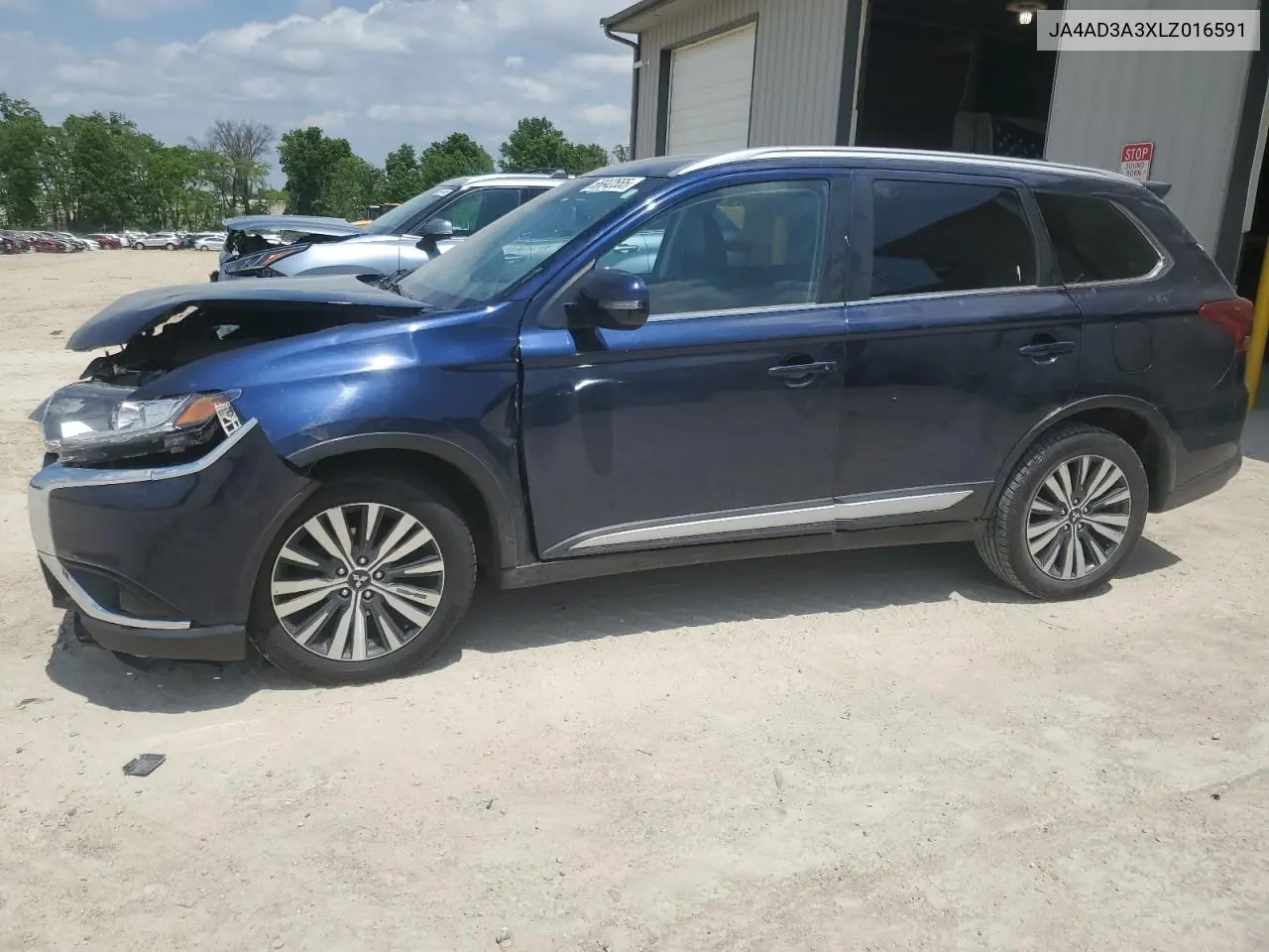 2020 Mitsubishi Outlander Se VIN: JA4AD3A3XLZ016591 Lot: 56842555