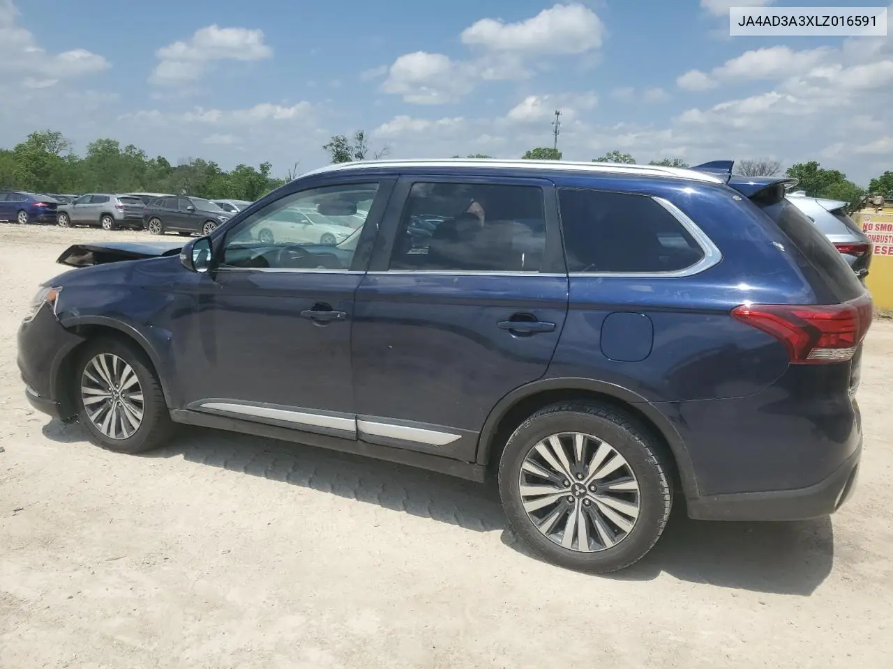 2020 Mitsubishi Outlander Se VIN: JA4AD3A3XLZ016591 Lot: 56842555