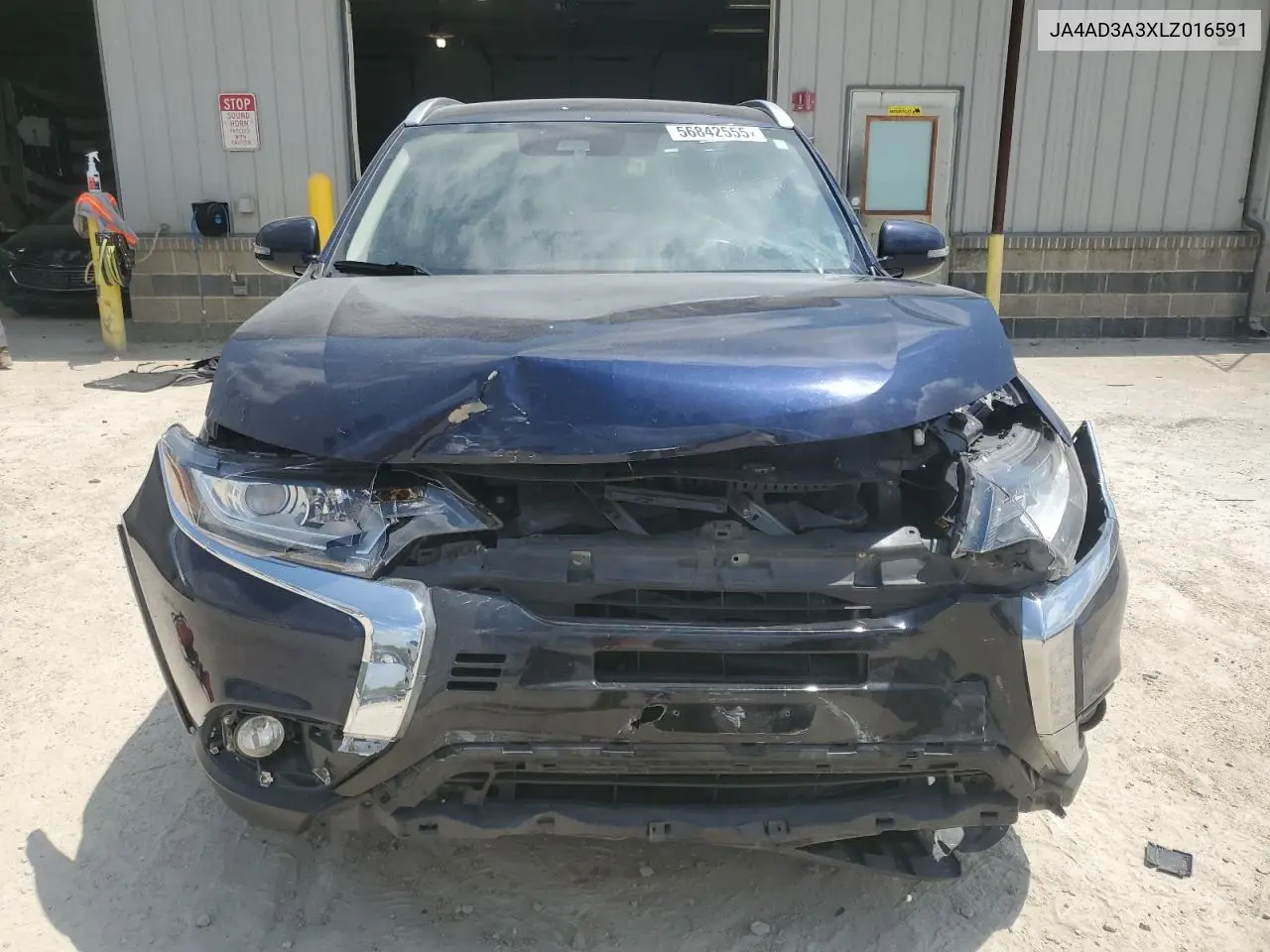2020 Mitsubishi Outlander Se VIN: JA4AD3A3XLZ016591 Lot: 56842555