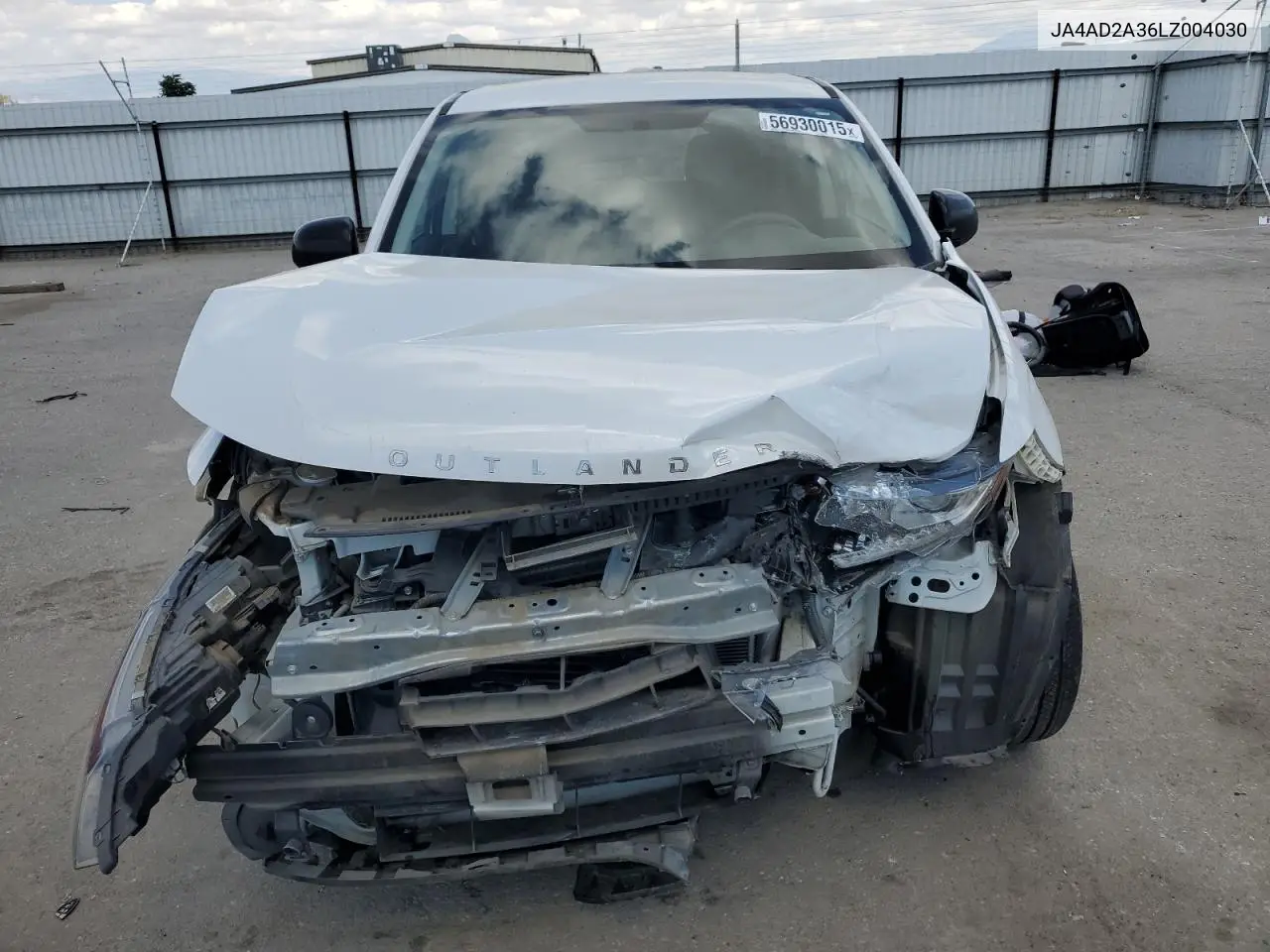 2020 Mitsubishi Outlander Es VIN: JA4AD2A36LZ004030 Lot: 56930015
