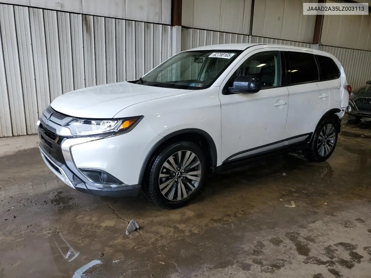 2020 Mitsubishi Outlander Es VIN: JA4AD2A35LZ003113 Lot: 62758165