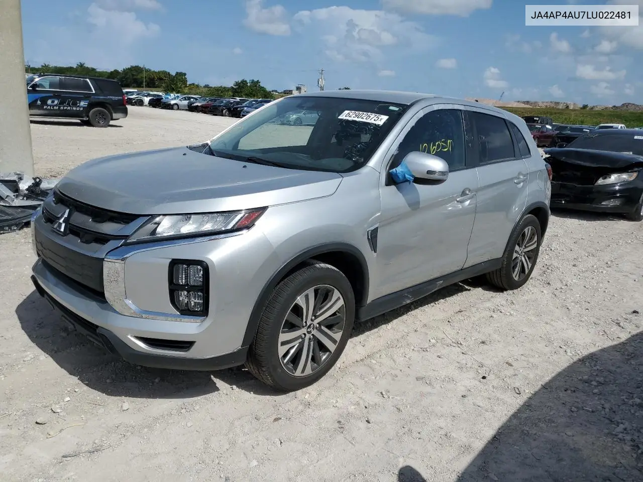 2020 Mitsubishi Outlander Sport Se VIN: JA4AP4AU7LU022481 Lot: 62902675