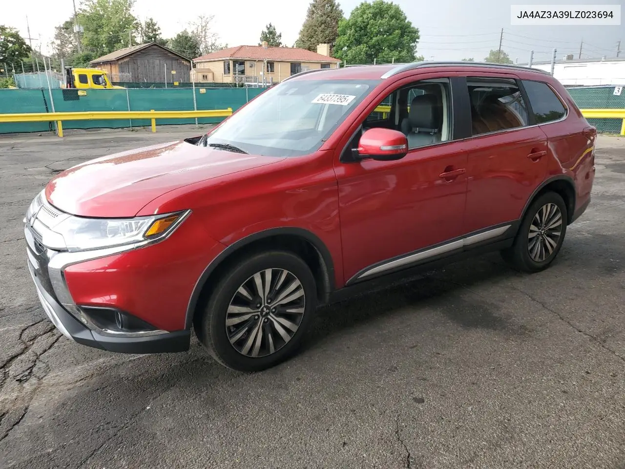 2020 Mitsubishi Outlander Se VIN: JA4AZ3A39LZ023694 Lot: 64337395