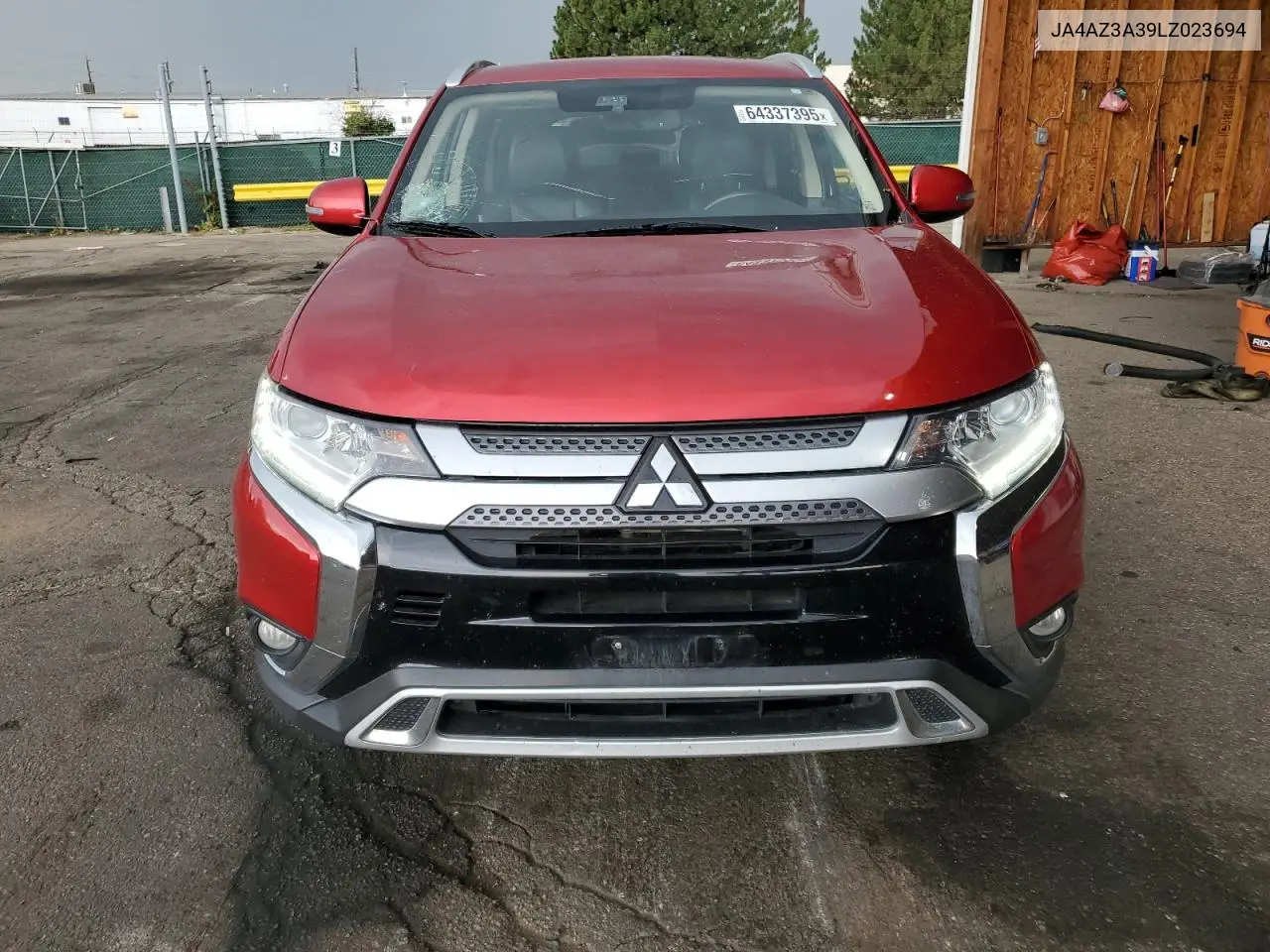 2020 Mitsubishi Outlander Se VIN: JA4AZ3A39LZ023694 Lot: 64337395