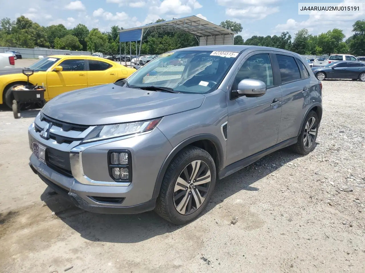2021 Mitsubishi Outlander Sport Es VIN: JA4ARUAU2MU015191 Lot: 62304515