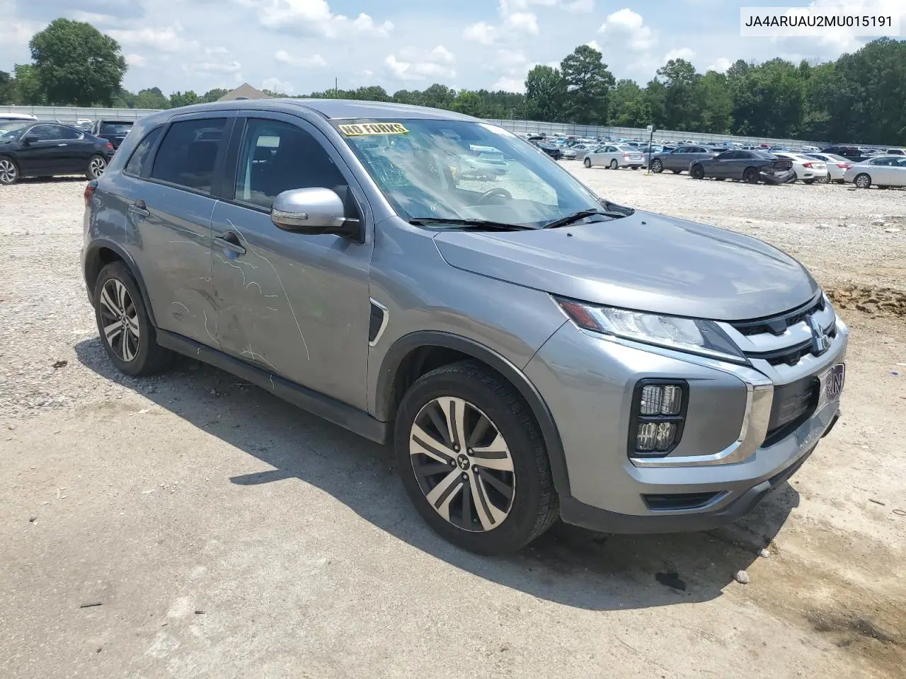 2021 Mitsubishi Outlander Sport Es VIN: JA4ARUAU2MU015191 Lot: 62304515