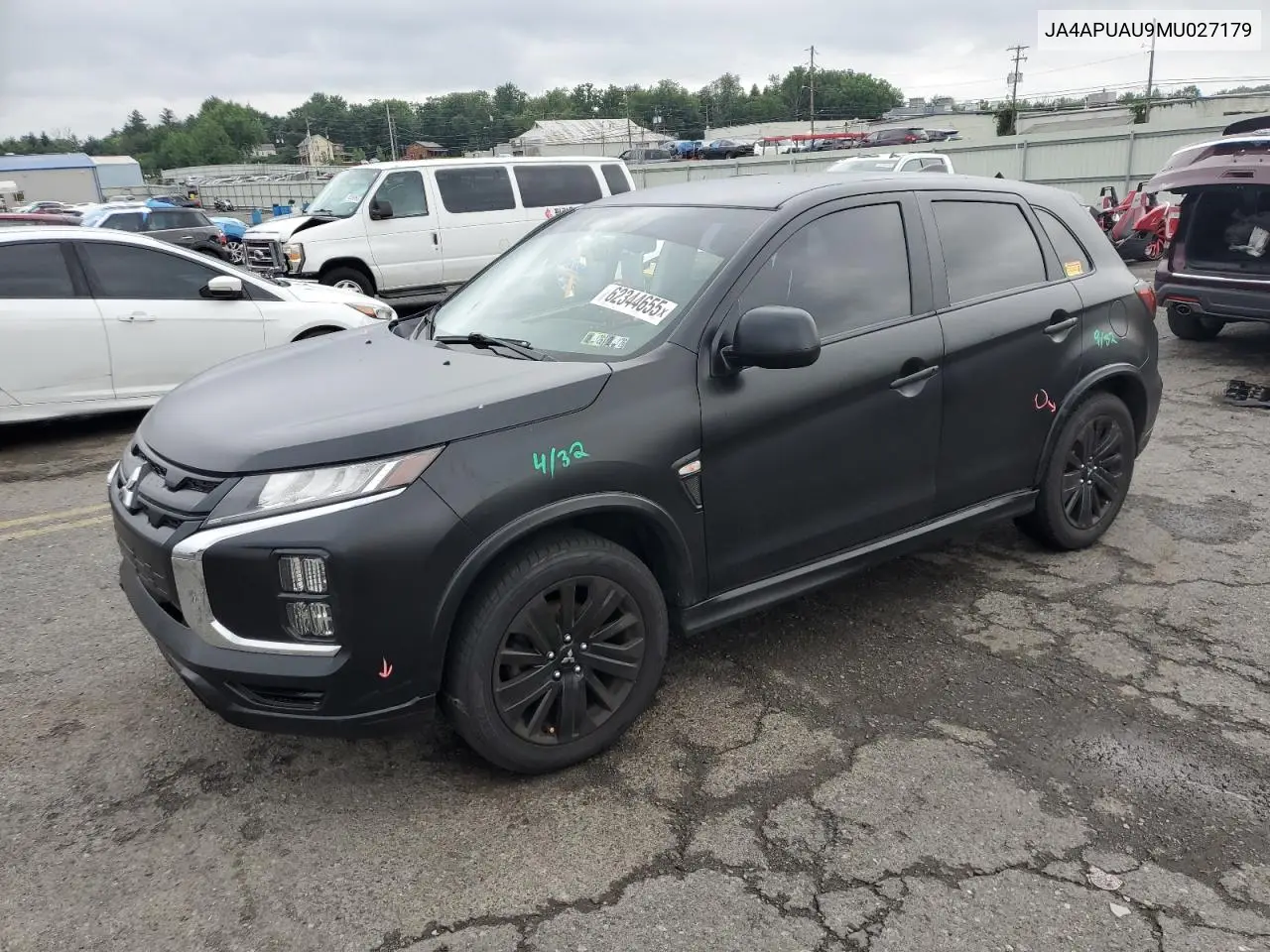 2021 Mitsubishi Outlander Sport Es VIN: JA4APUAU9MU027179 Lot: 62344655
