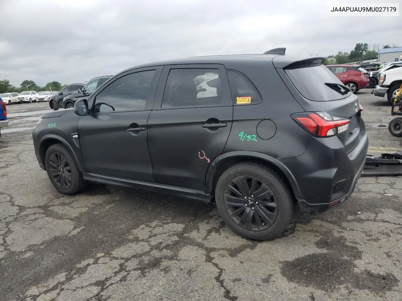2021 Mitsubishi Outlander Sport Es VIN: JA4APUAU9MU027179 Lot: 62344655