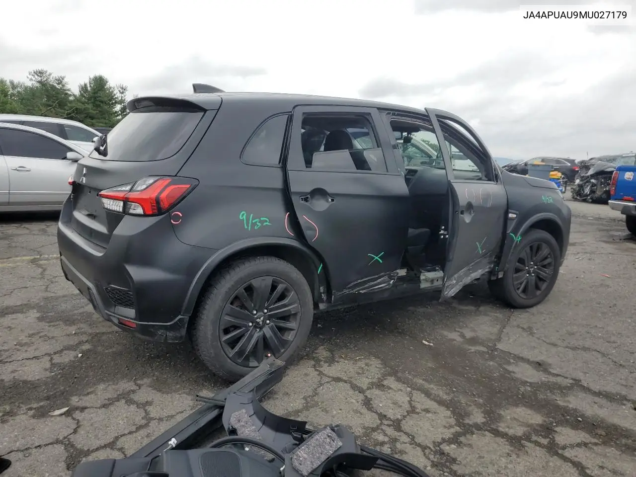 2021 Mitsubishi Outlander Sport Es VIN: JA4APUAU9MU027179 Lot: 62344655