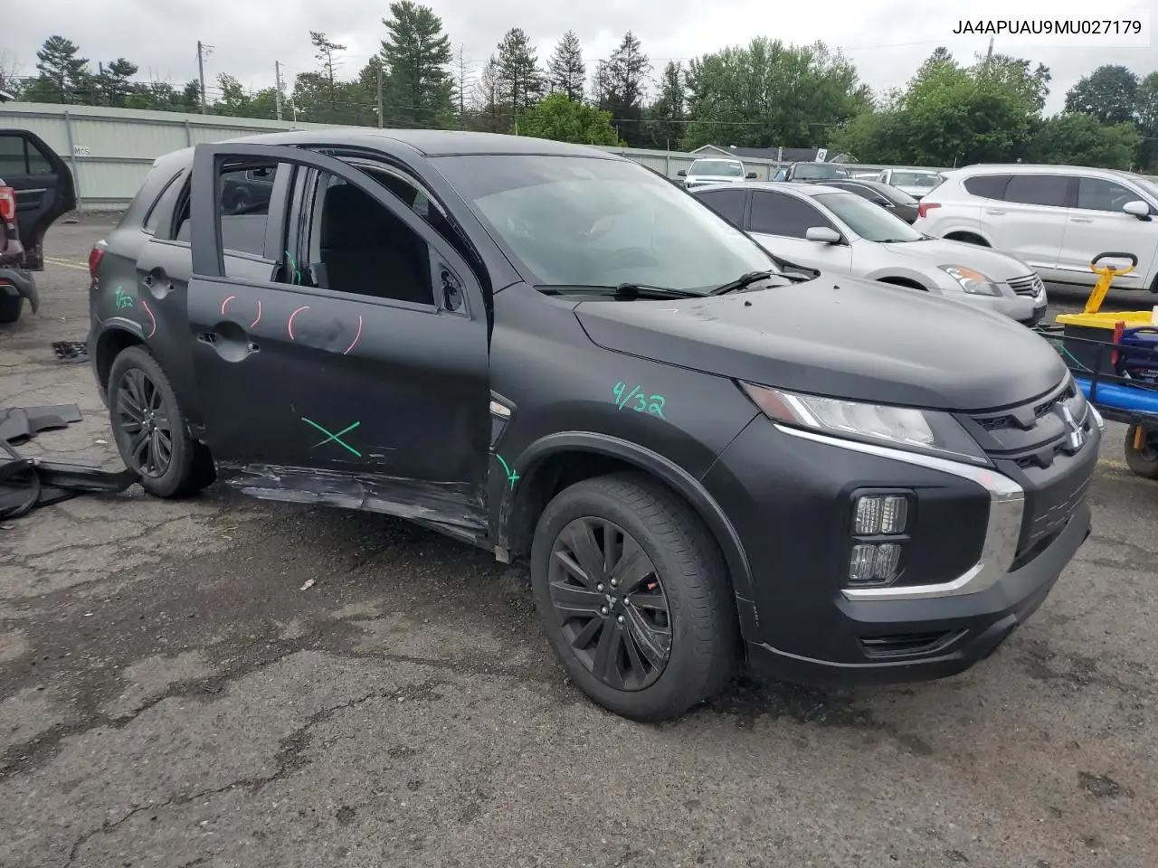 2021 Mitsubishi Outlander Sport Es VIN: JA4APUAU9MU027179 Lot: 62344655
