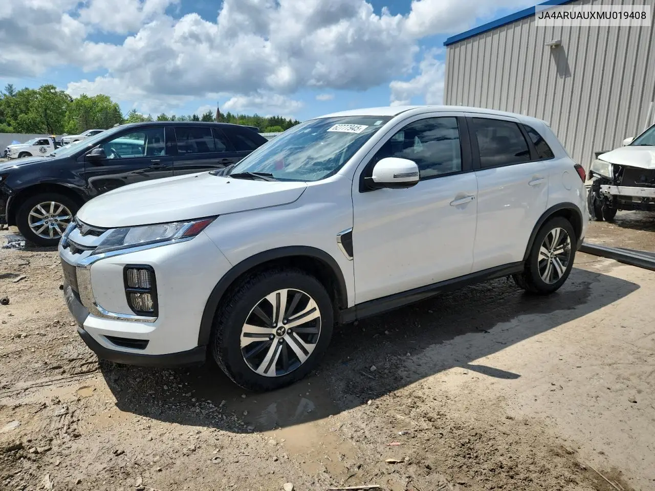 2021 Mitsubishi Outlander Sport Es VIN: JA4ARUAUXMU019408 Lot: 62777945