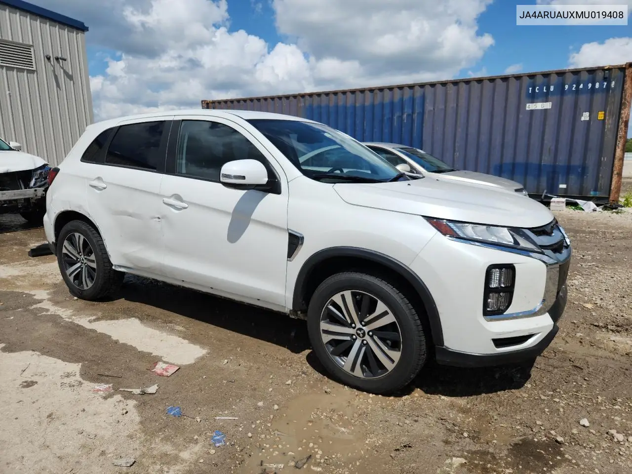 2021 Mitsubishi Outlander Sport Es VIN: JA4ARUAUXMU019408 Lot: 62777945