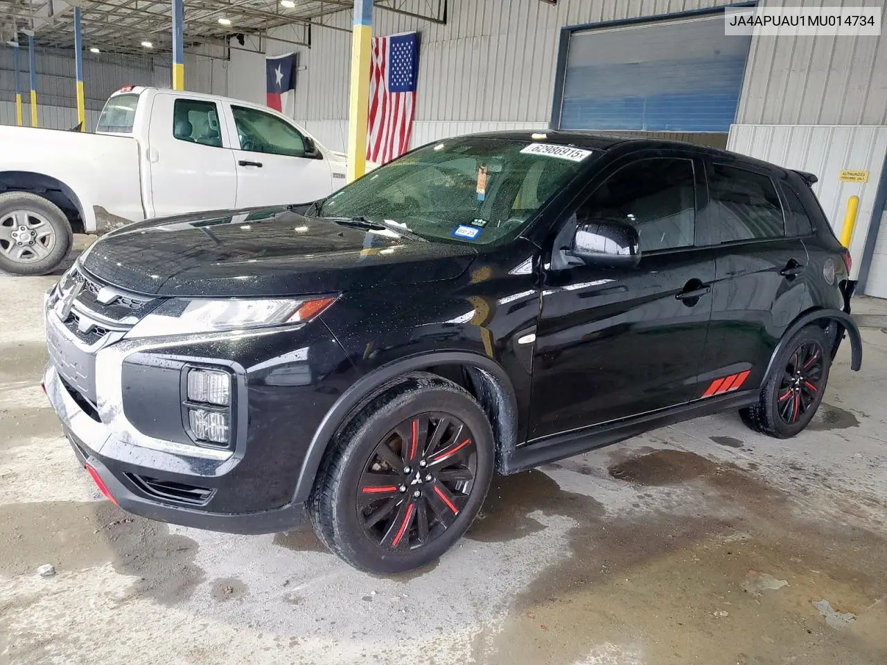 2021 Mitsubishi Outlander Sport Es VIN: JA4APUAU1MU014734 Lot: 62986915