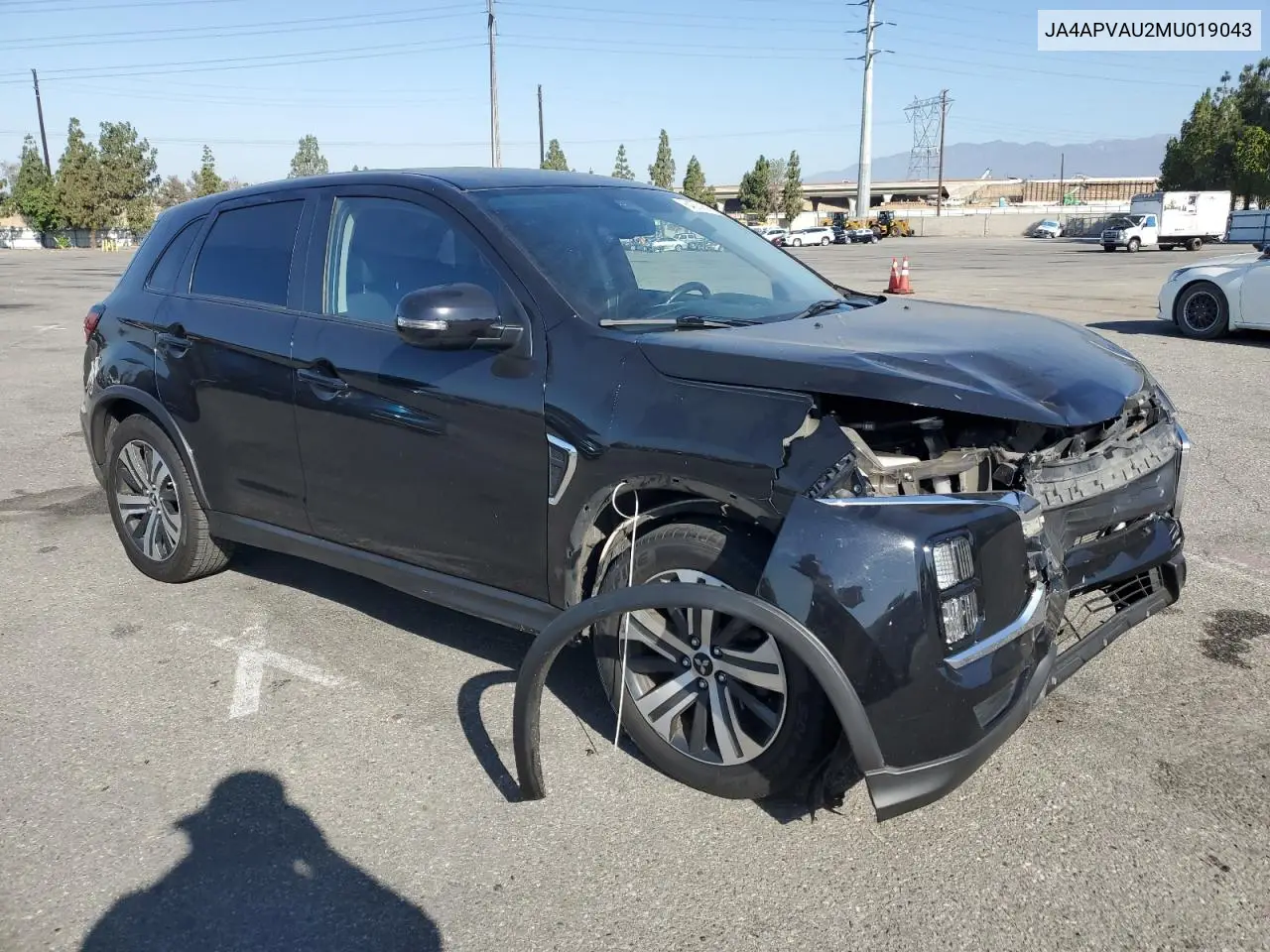 2021 Mitsubishi Outlander Sport Se VIN: JA4APVAU2MU019043 Lot: 64374595