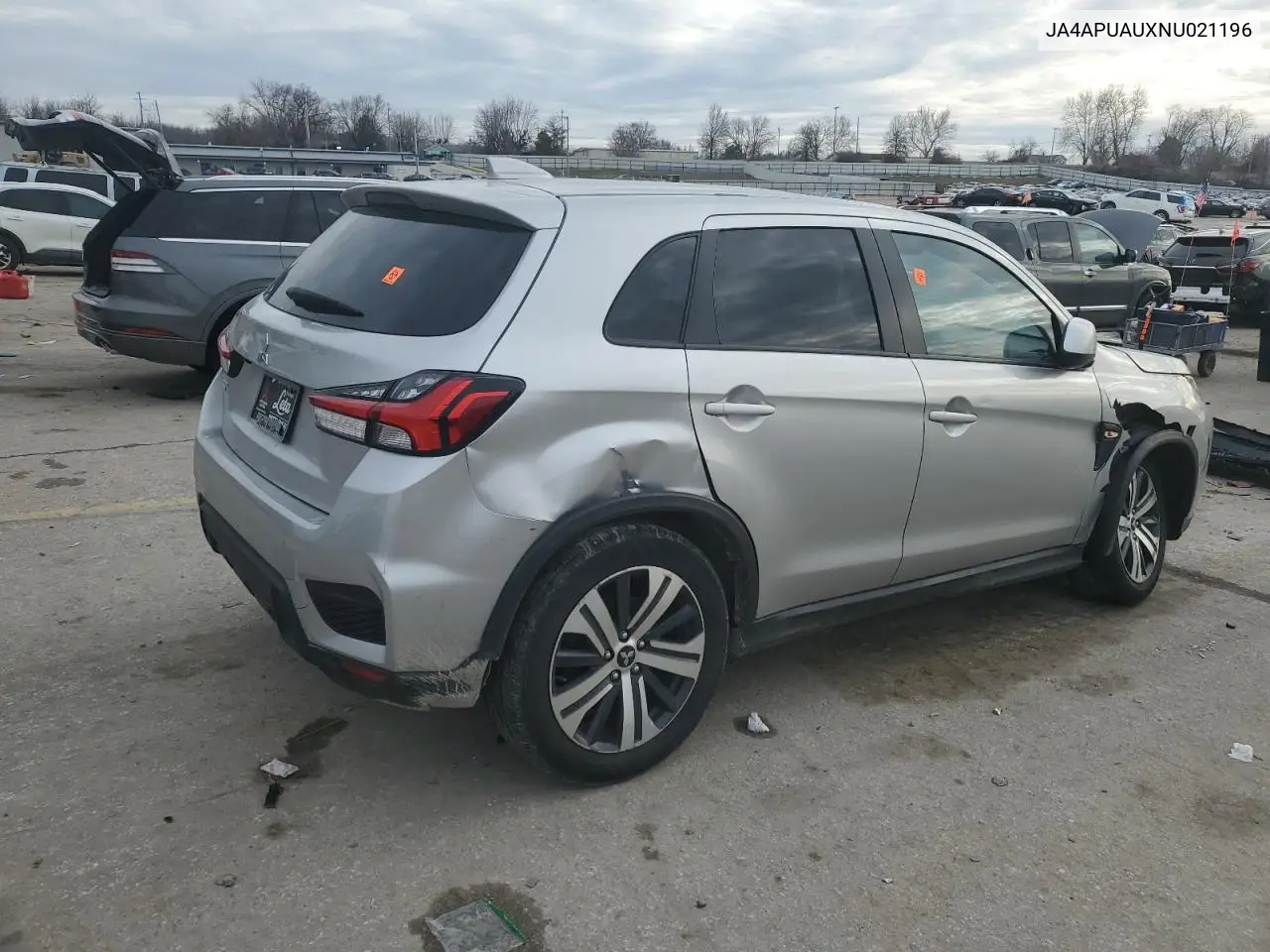 2022 Mitsubishi Outlander Sport Es VIN: JA4APUAUXNU021196 Lot: 46535025