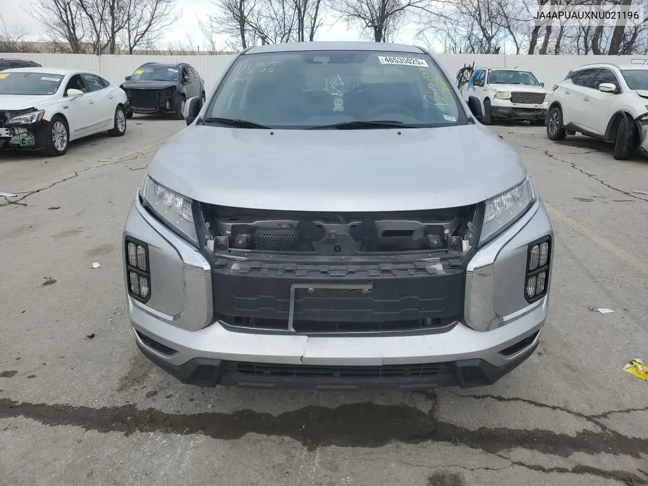 2022 Mitsubishi Outlander Sport Es VIN: JA4APUAUXNU021196 Lot: 46535025