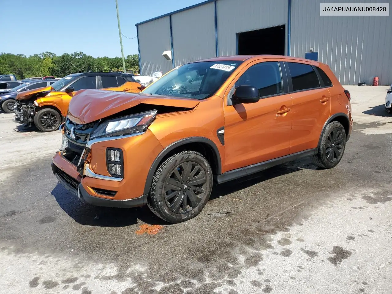 2022 Mitsubishi Outlander Sport Es VIN: JA4APUAU6NU008428 Lot: 53024815