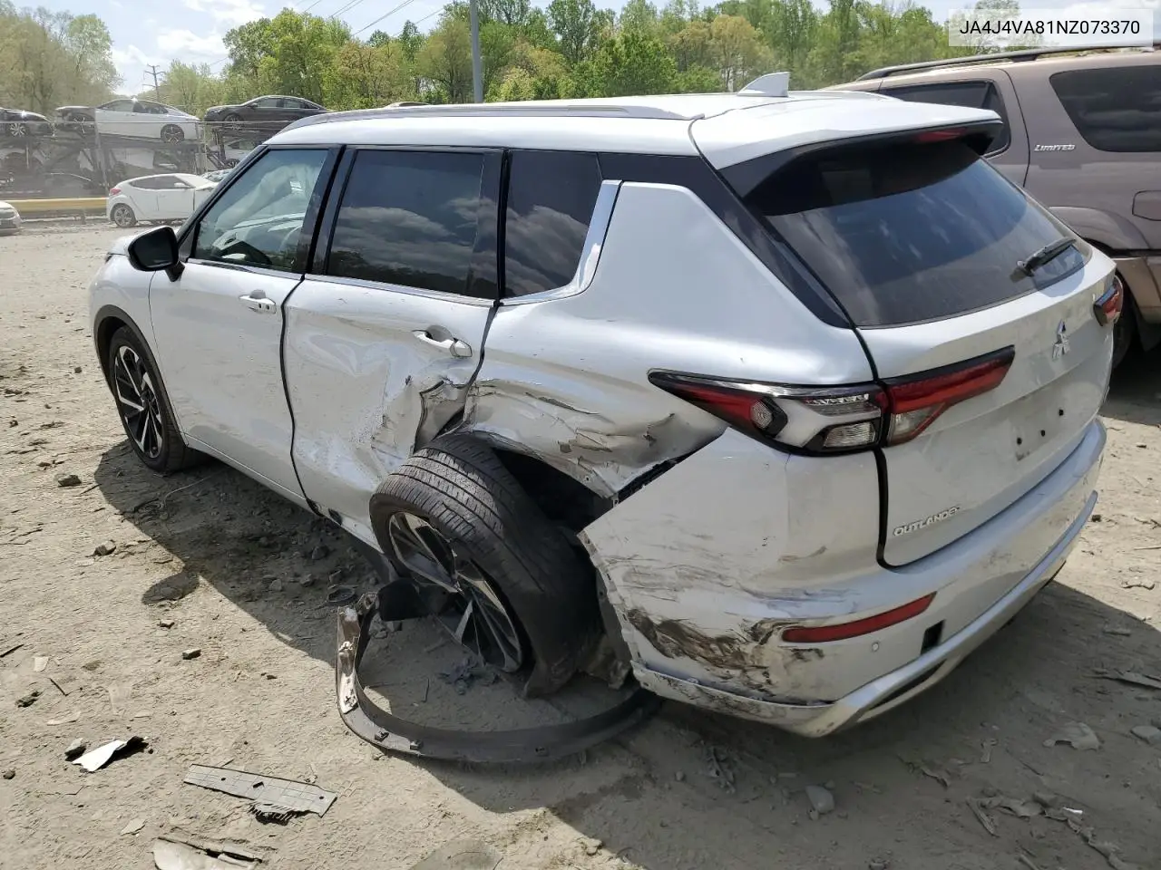 2022 Mitsubishi Outlander Sel VIN: JA4J4VA81NZ073370 Lot: 54191575