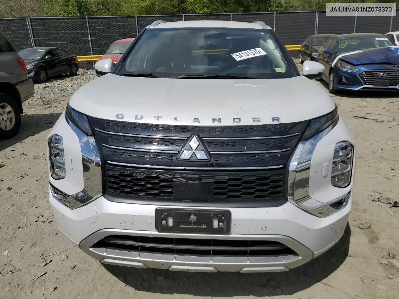 2022 Mitsubishi Outlander Sel VIN: JA4J4VA81NZ073370 Lot: 54191575