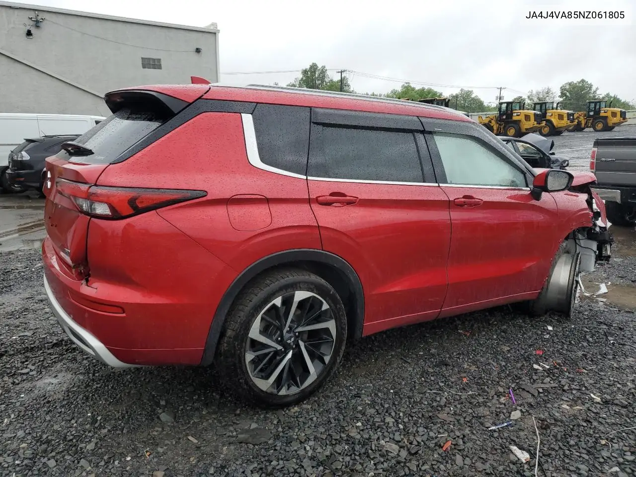 2022 Mitsubishi Outlander Sel VIN: JA4J4VA85NZ061805 Lot: 56632905