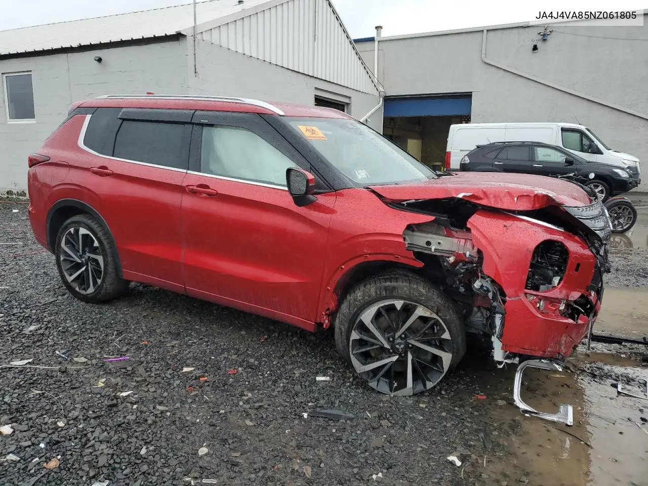 2022 Mitsubishi Outlander Sel VIN: JA4J4VA85NZ061805 Lot: 56632905