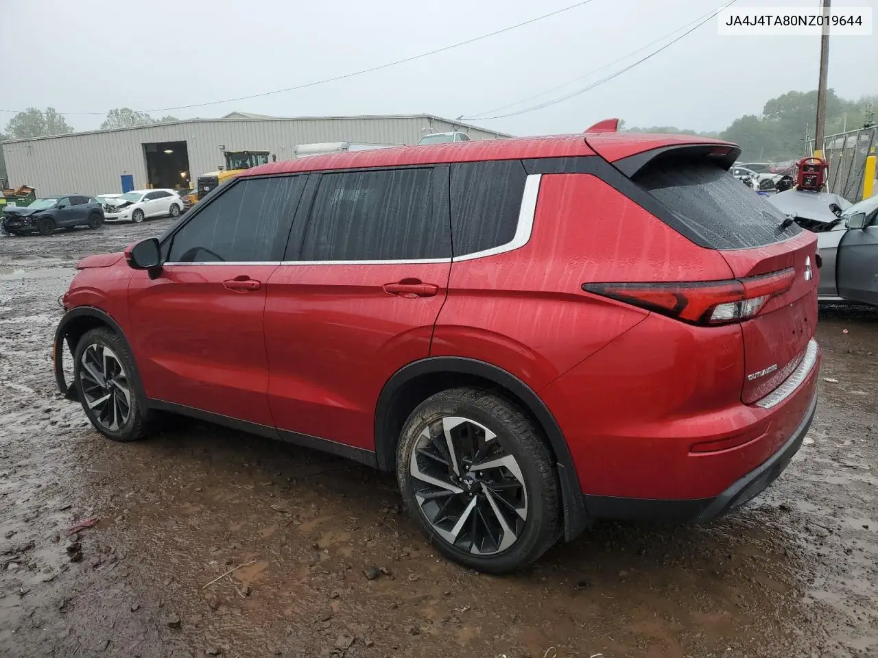 2022 Mitsubishi Outlander Es VIN: JA4J4TA80NZ019644 Lot: 56687175