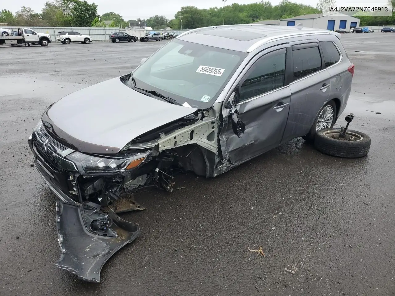 2022 Mitsubishi Outlander Sel VIN: JA4J2VA72NZ048913 Lot: 56689265