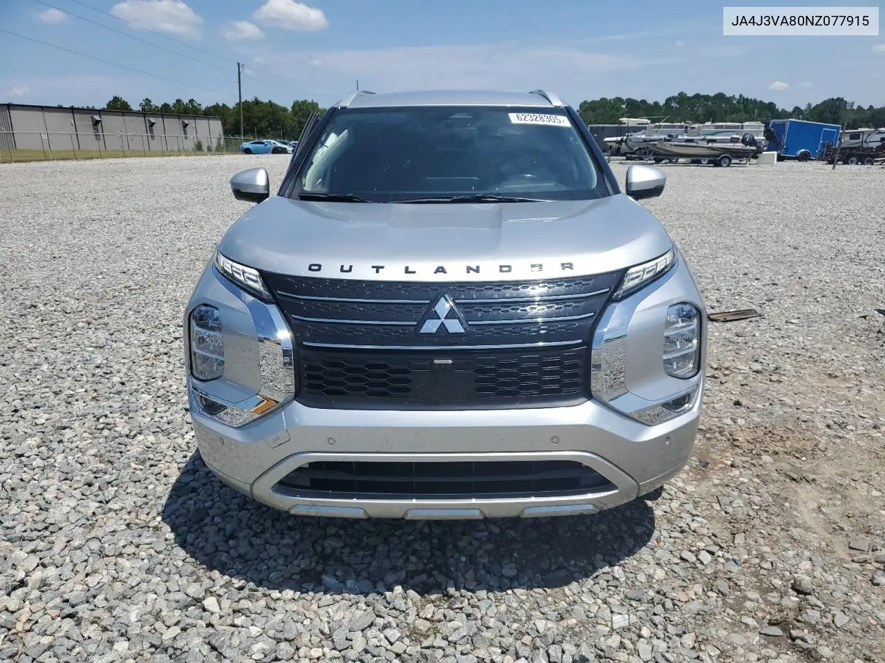 2022 Mitsubishi Outlander Sel VIN: JA4J3VA80NZ077915 Lot: 62328305