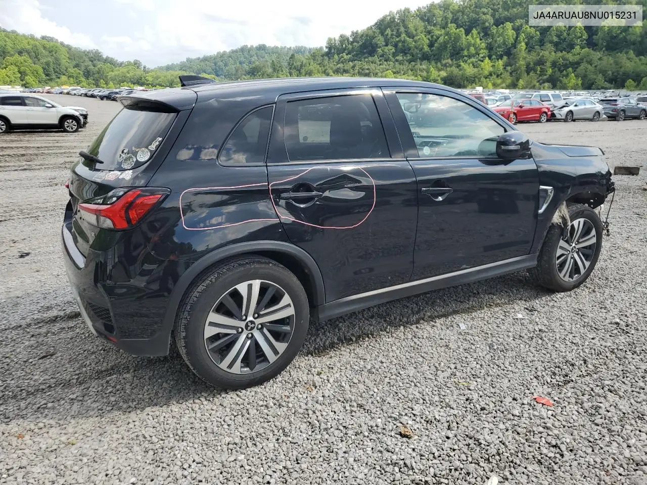 2022 Mitsubishi Outlander Sport Es VIN: JA4ARUAU8NU015231 Lot: 62498935