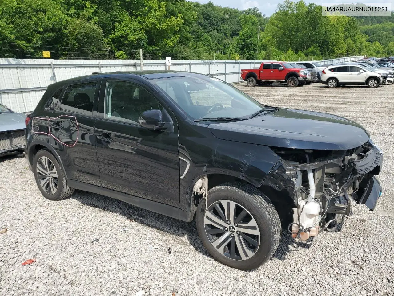 2022 Mitsubishi Outlander Sport Es VIN: JA4ARUAU8NU015231 Lot: 62498935