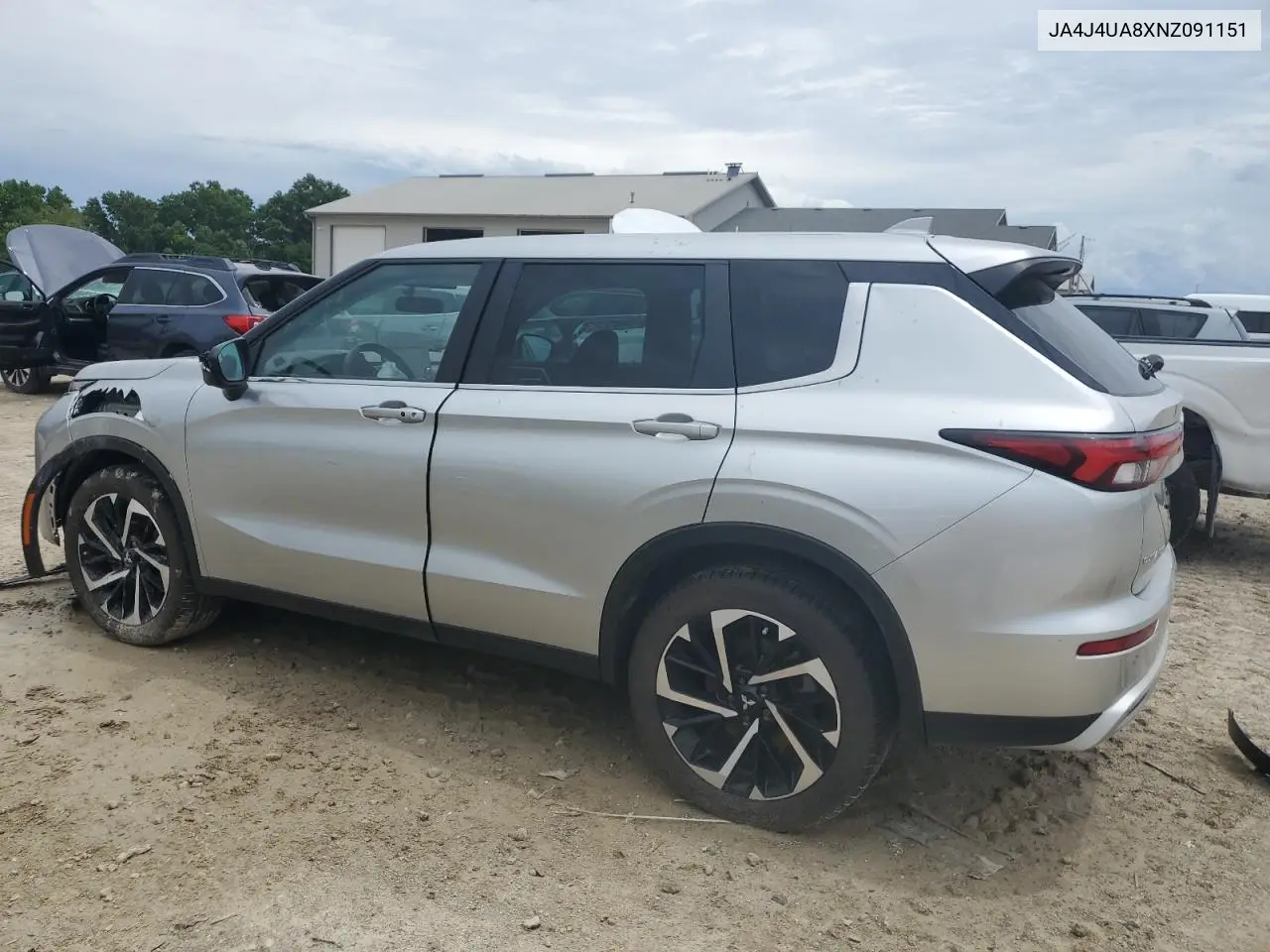 2022 Mitsubishi Outlander Se VIN: JA4J4UA8XNZ091151 Lot: 62523125
