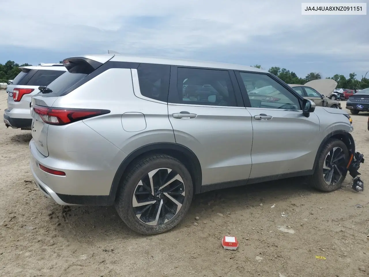 2022 Mitsubishi Outlander Se VIN: JA4J4UA8XNZ091151 Lot: 62523125