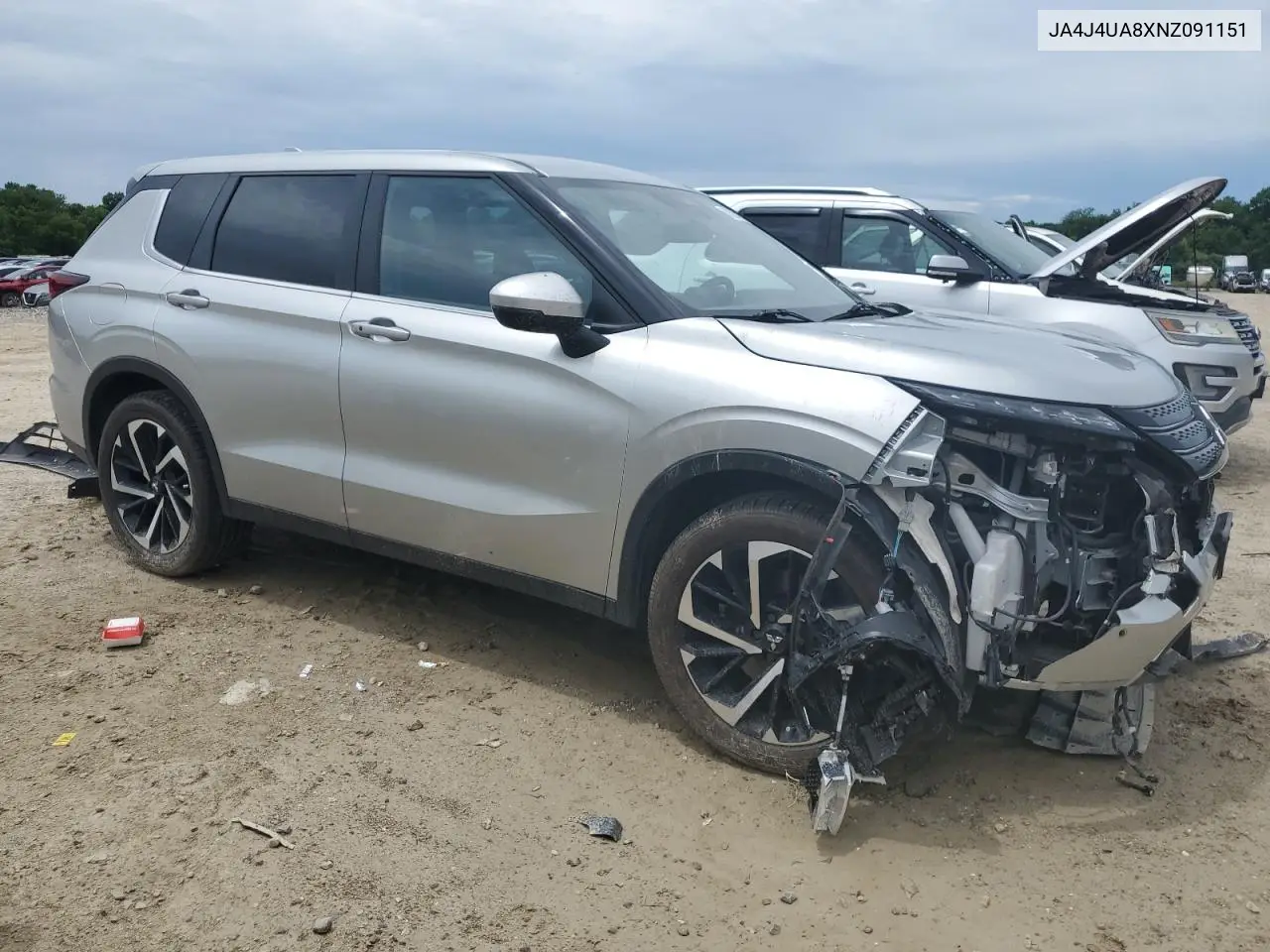 2022 Mitsubishi Outlander Se VIN: JA4J4UA8XNZ091151 Lot: 62523125