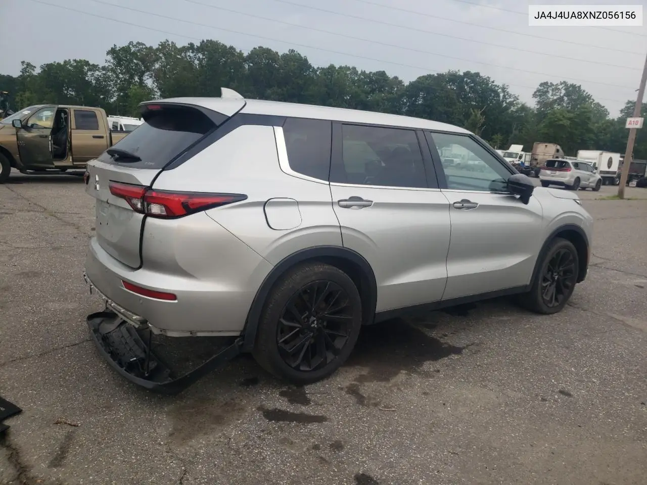 2022 Mitsubishi Outlander Se VIN: JA4J4UA8XNZ056156 Lot: 62524245