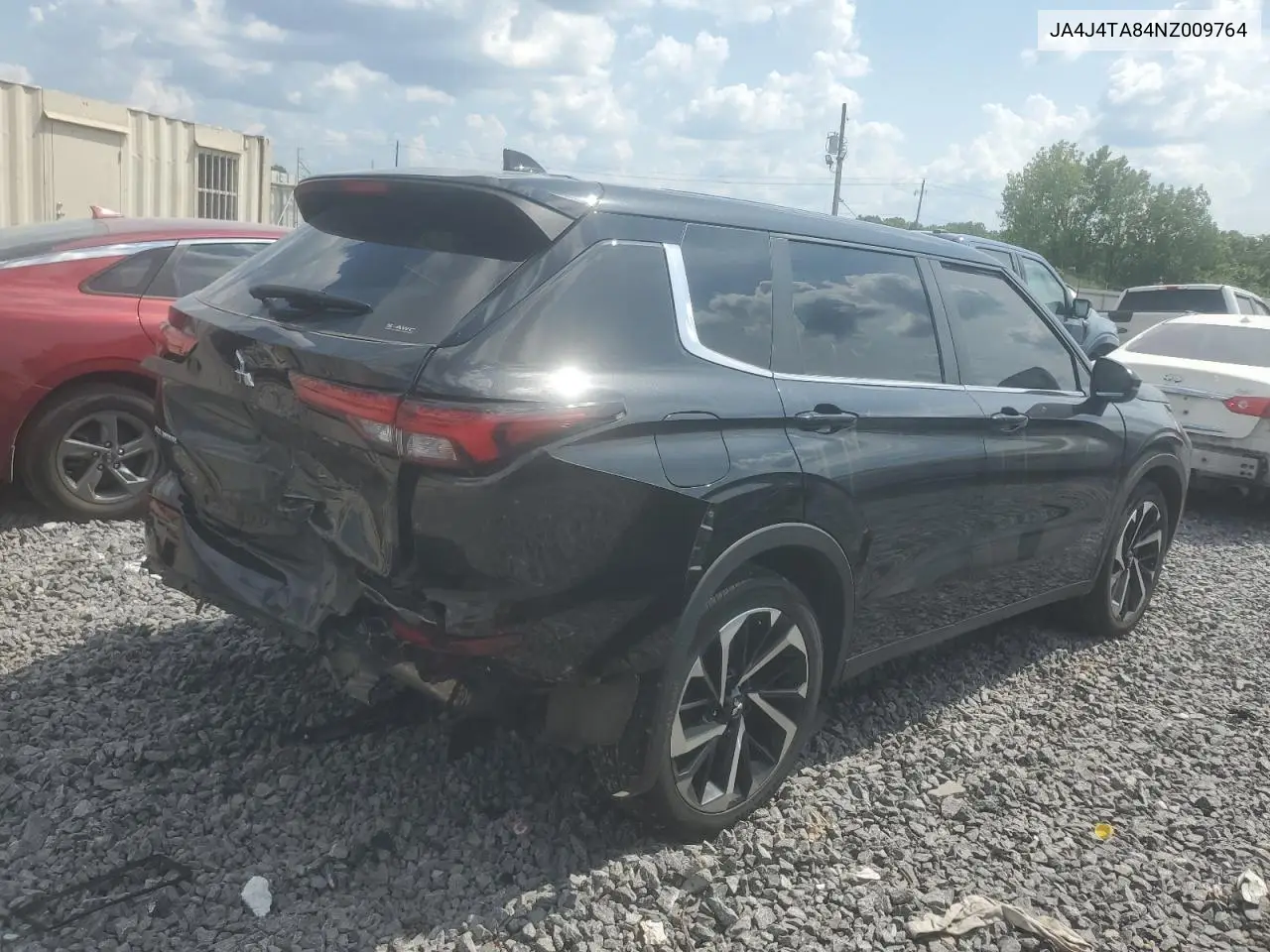 2022 Mitsubishi Outlander Es VIN: JA4J4TA84NZ009764 Lot: 62749015