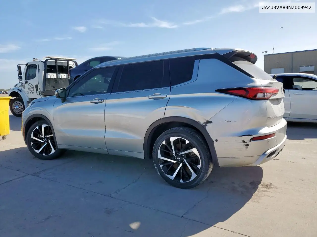 2022 Mitsubishi Outlander Sel VIN: JA4J3VA84NZ009942 Lot: 62904475