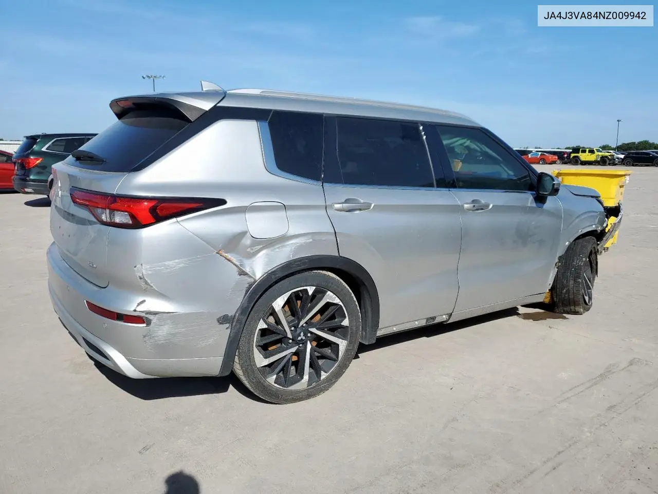 2022 Mitsubishi Outlander Sel VIN: JA4J3VA84NZ009942 Lot: 62904475