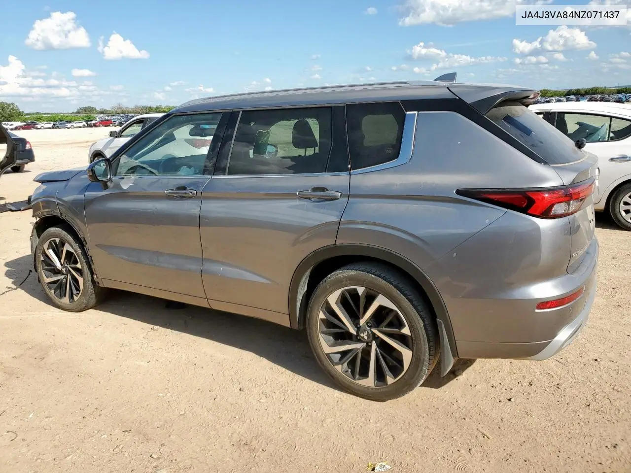2022 Mitsubishi Outlander Sel VIN: JA4J3VA84NZ071437 Lot: 62909275