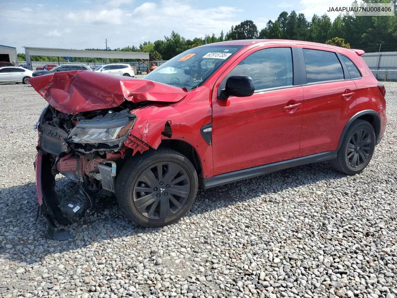 2022 Mitsubishi Outlander Sport Es VIN: JA4APUAU7NU008406 Lot: 62915735