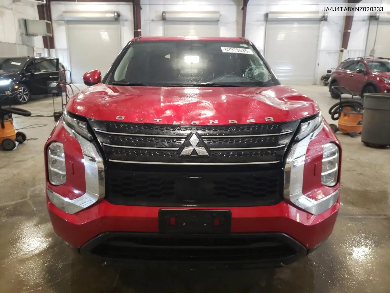 2022 Mitsubishi Outlander Es VIN: JA4J4TA8XNZ020333 Lot: 62978635