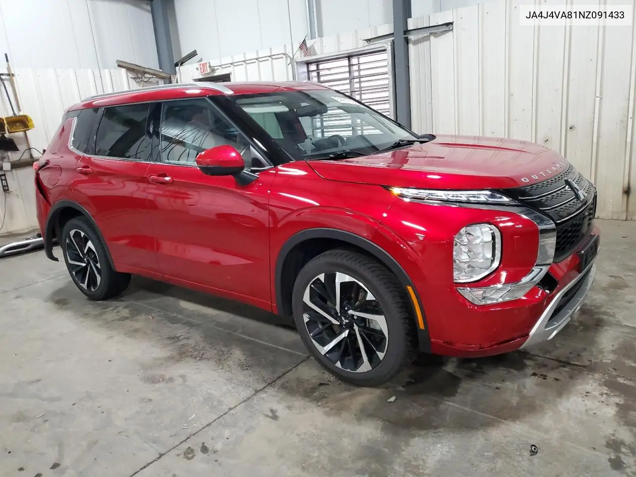 2022 Mitsubishi Outlander Sel VIN: JA4J4VA81NZ091433 Lot: 64456735